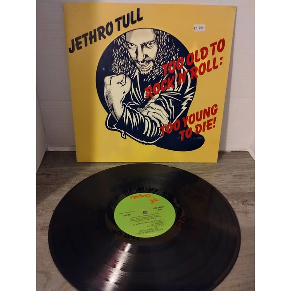 JETHRO TULL Too Old To Rock n Roll CHR111 1976 Viny Chrysalis Lp - Picture 1 of 6